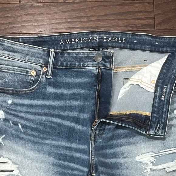 American Eagle Men’s Stacked Jeans – Size 40x32 | NWOT | Distressed - Picture 9 of 9